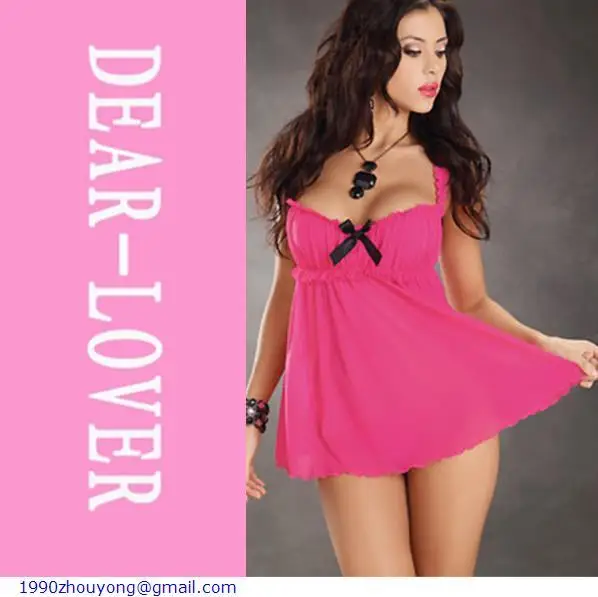 hot pink babydoll