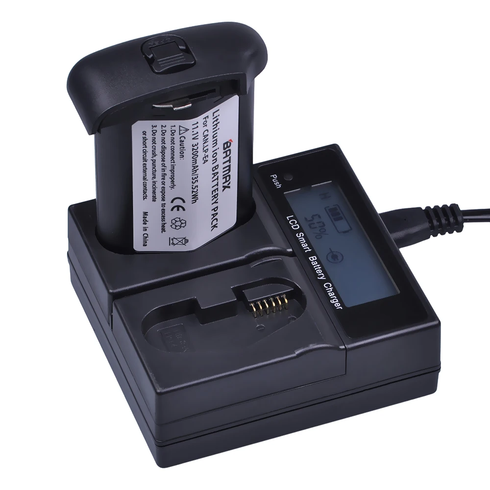 Аккумулятор 3200 мА · ч 1 шт. для Canon LP-E4 X / 1Ds Mark III 1D IV | Электроника