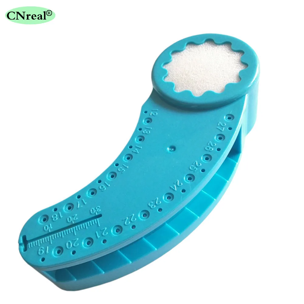 1 piece Dental Endo Measuring Block Measurement Endodontic Ruler