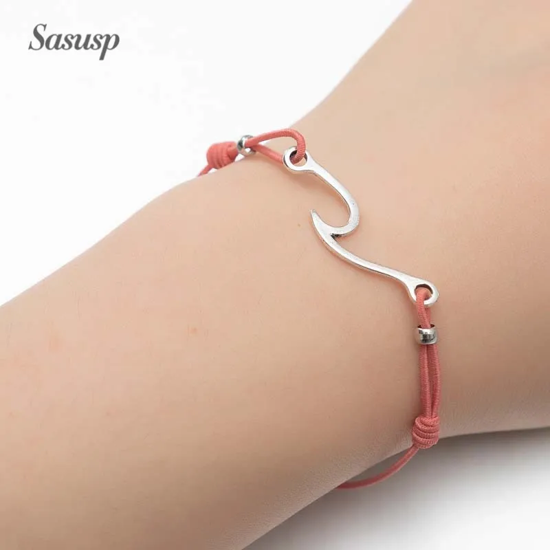 

Sasusp Korean Fashion Adjustable Beach Wave Bracelet For Women Surf Handmade Charms Friendship Bracelets & Bangles 2019