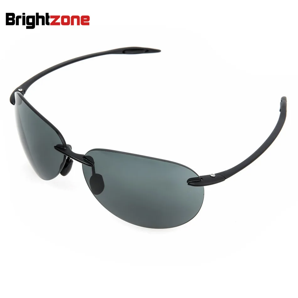 

Full New Pattern Trend Fashion Rimless Sun Glasses Resist Fatigue Defence Glare Sunglasses Nylon Explosion-proof Lens Sun-shade
