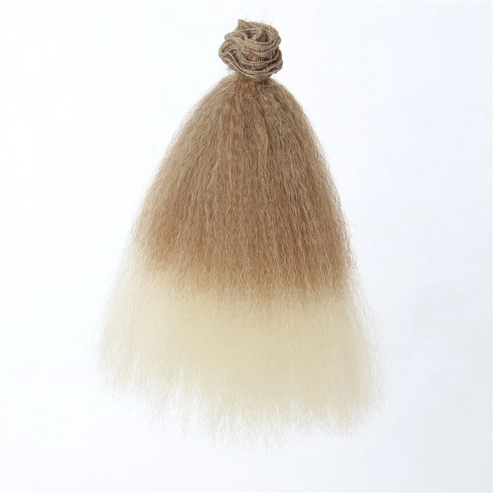 New Fashion 15100cm DIY Mini Tresses Doll Wig High Temperature Material Curly Hair Perm Wig For BJD Doll Accessories (7)