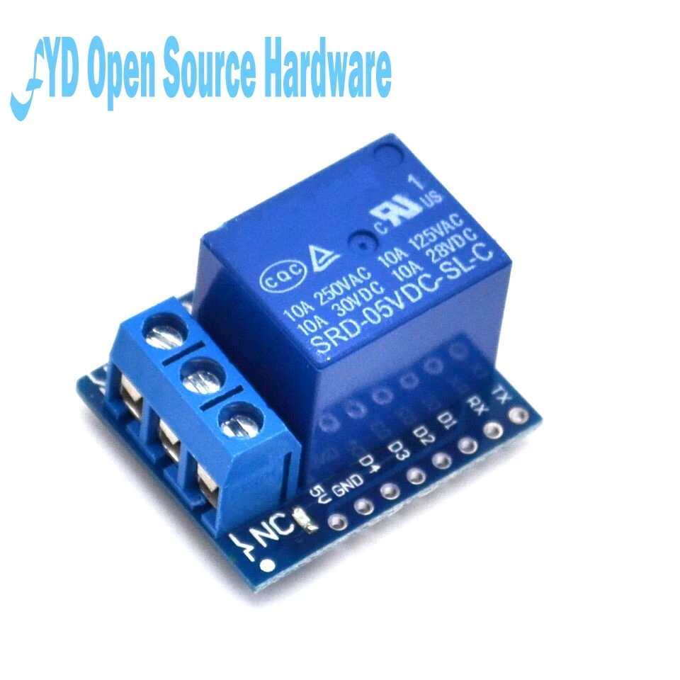 1 канальный релейный щит V2 версия 2 для WEMOS D1 mini ESP8266 модуль Wi Fi|relay module|wifi moduled1 |