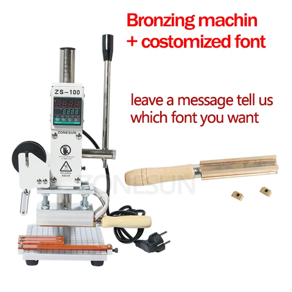 Machine with CF1 ZONESUN машина для горячего тиснения фольгой ручной Bronzing rembossing машина embosser для кошелька пригласительные карты кожаная бумажная сумка - Цвет: Machine with CF1