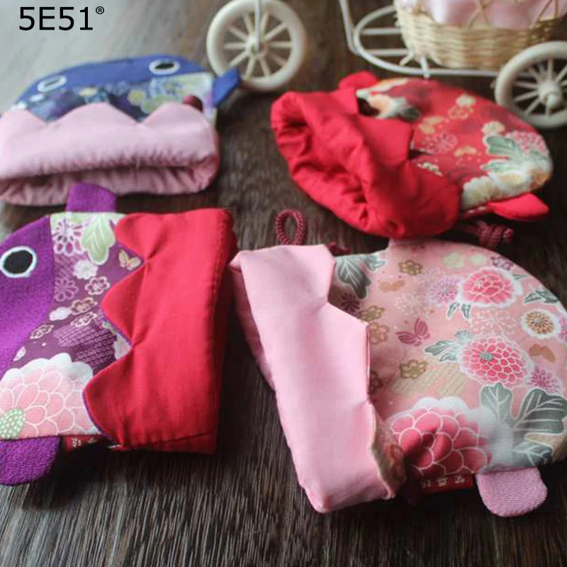 

Japanese style buggy bag polyester100%/ goldfish printed double-deck /Many Uses