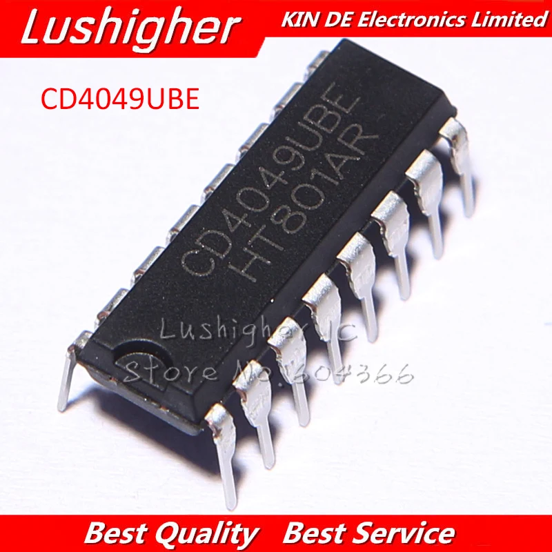 10PCS CD4049UBE CD4049 DIP16 DIP CD4049BE new original free shipping-in ...