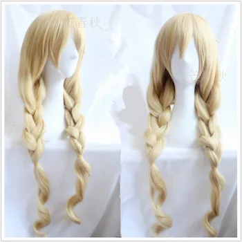 

Japanese Anime THE IDOLM@STER CINDERELLA GIRLS STARLIGHT STAGE futaba anzu Cosplay Wig blonde braids costumes