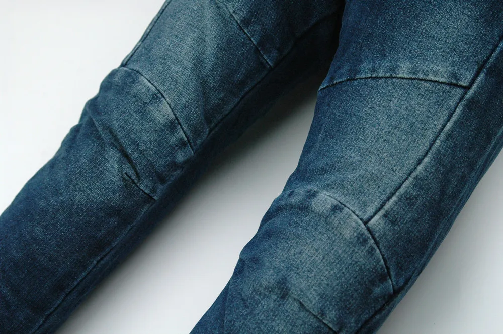 Вязанные джинсы для детей от 18 месяцев до 5 лет обтягивающие брюки с вышитыми полосками для подростков повседневный стиль узкие штаны с желтыми пуговицами эластичные MH0014