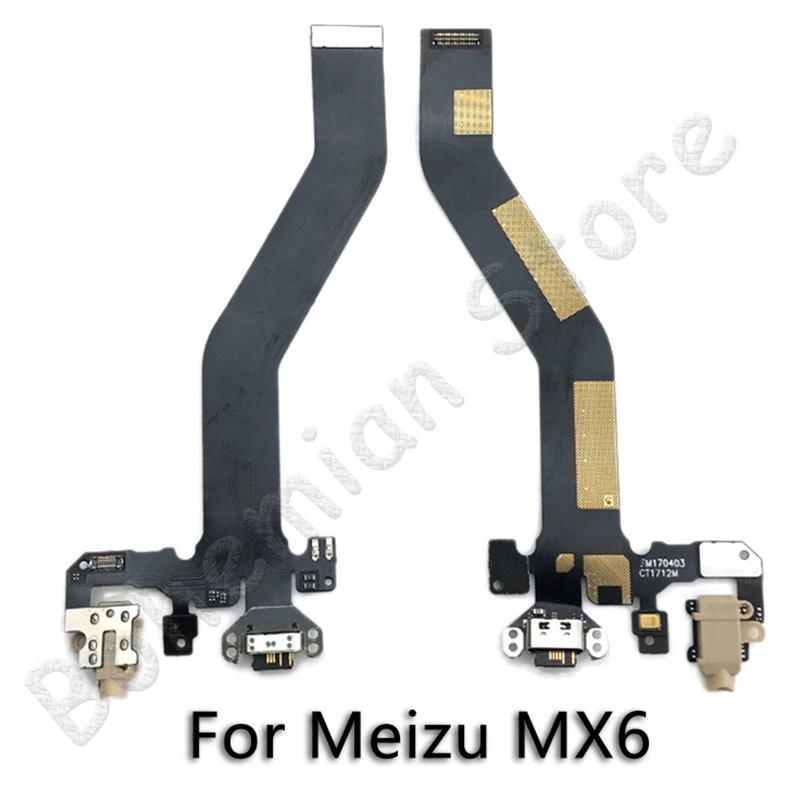 Usb зарядный разъем порт зарядное устройство док-станция гибкий кабель для Meizu MX2 MX3 MX4 MX6 MX5 MX6 MX Pro 4 5 6 запасные части для мобильного телефона - Цвет: MX6