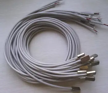 

Stainless steel waterproof SMD DS18B20 temperature sensor probe high temperature shielding wire