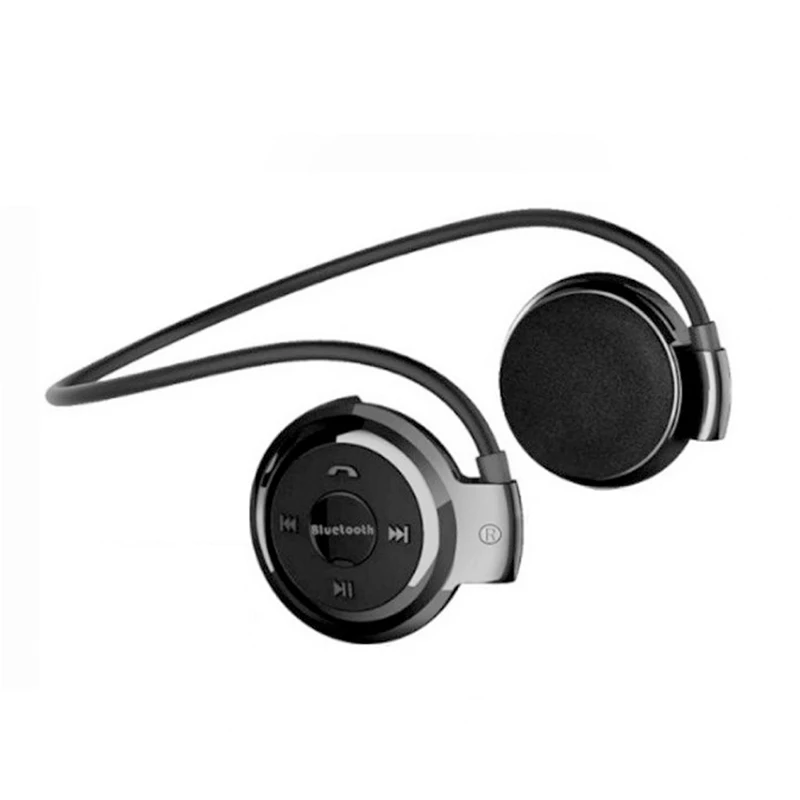 Wireless Bluetooth Headset Sport Headphones with Microphone With SD