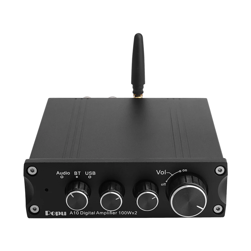 

Mini Sound Amplifier TPA3116D2 Bluetooth 5.0 Audio Power Amplifier Audio 100Wx2 Stereo Hifi Speaker Amp USB RCA PCM5102 Decoder
