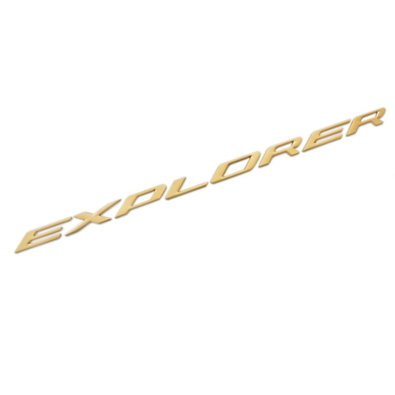 3D буквы капот эмблема серебро хром черный логотип наклейка для Ford Explorer Sport 2011 2012 2013 /м