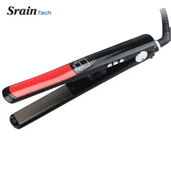 SrainTech Электрический Выпрямитель для волос Flat Iron укладки волос инструменты выпрямитель железа из металла керамика нагреватель