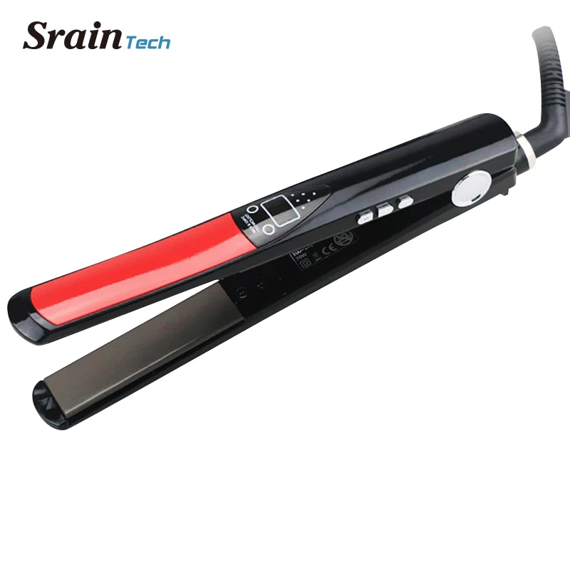 

SrainTech Electric Hair Straightener Flat Iron Hair Styling Tools Straightener Iron Metal Ceramics Heater