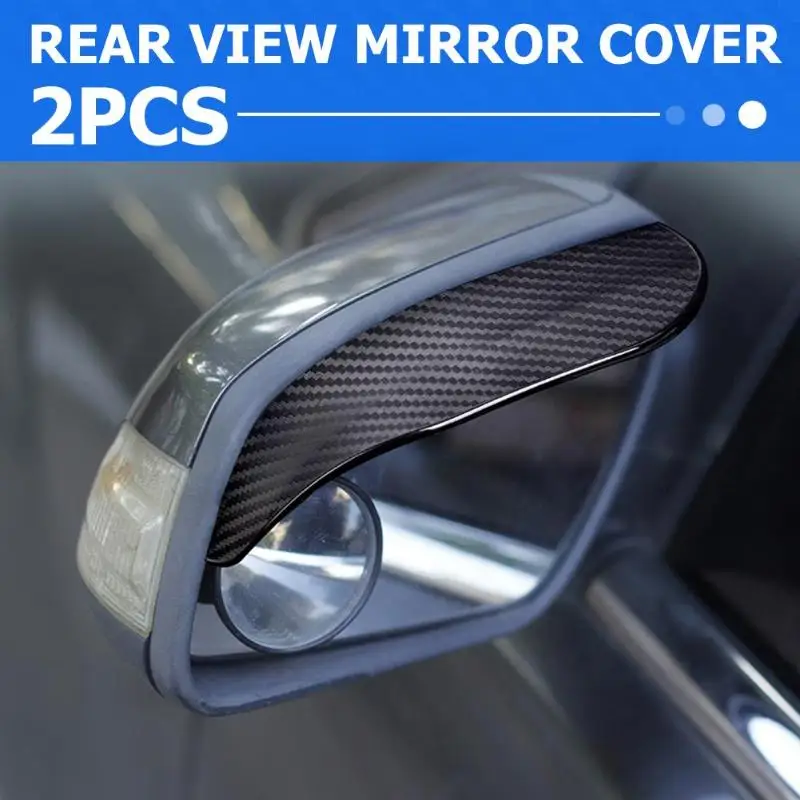 

2pcs Universal Car Rearview Mirror Rain Eyebrow Car Side Rear View Mirror Side Rain Shield Snow Guard Sun Visor Shade Protector