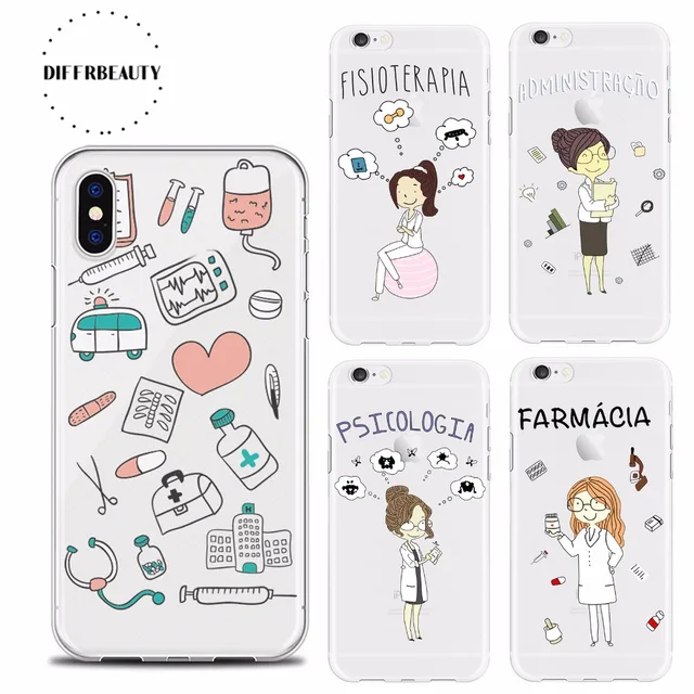 diffrbeauty doctor medical profession back cover soft phone cases