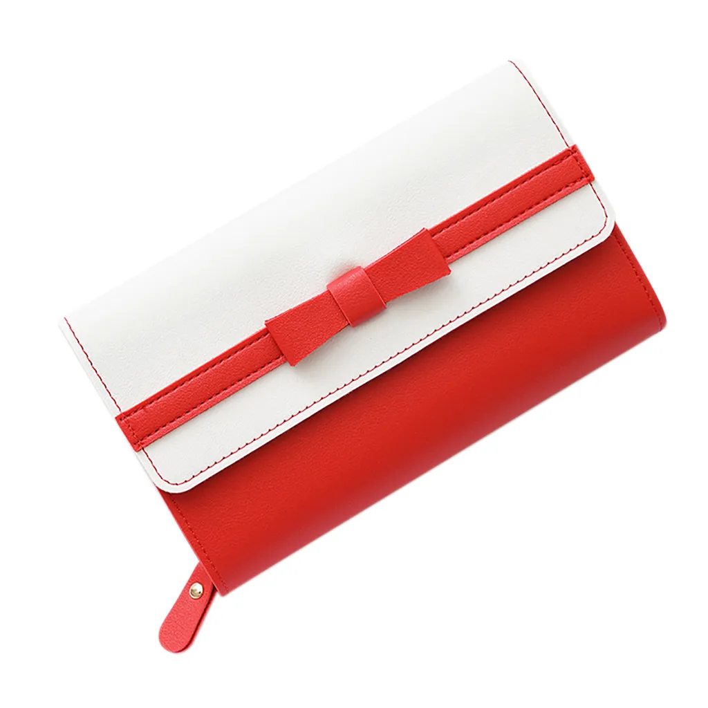 

Women Simple Stylish Large Capacity Multi-card Position Long Wallet Small Cute Wallet Women Short Leather Women Wallets #R5