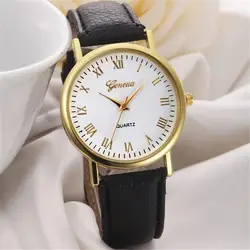 Дамская мода Повседневное Для женщин девочек кристалл простой Нержавеющая сталь Аналоговые кварцевые наручные часы браслет женский