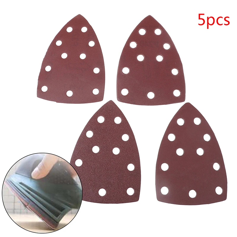 5Pcs/set New Sanding Sheets Paper For Palm Detail Sander 120/240/320/400 Grit 150mm