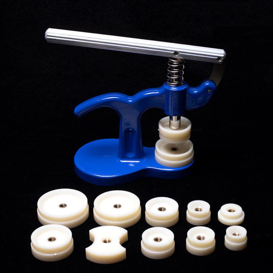 KINGBEIKE Watch Back Press Fitting Dies Repair Tool Kit Wristwatch Case Press Tools Set High Quality Watch Back Closer Tool KINGBEIKE Watch Back Press Fitting Dies Repair Tool Kit Wristwatch Case Press Tools Set High Quality Watch Back Closer Tool