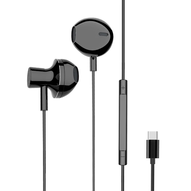 

For Xiaomi USB Type-C Headset Hifi Stereo Type C Earphone Music Wired Contrl Headphone With Mic Earbuds For Samsung S8 S9Huawei