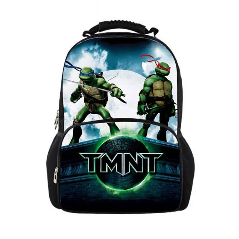 

Ninja Turtles TMNT Cartoon Printed Fashion School Bags for Childrens Girls Boys Backpack Teen Adolescent Book Bag Sac Mochila