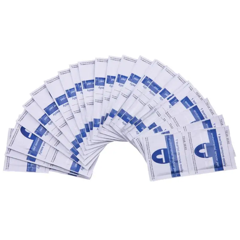 

50 PCS Disposable Nail Polish Remover Wraps Gel Nail Polish Easy Soak Off Remover Manicure Nail Art Cleaner Nails Remover Tools