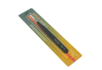 

Manufacturer Anti-stable ESD-12 red paper card straight eyelash extension tweezer/stainless eyelash tweezer