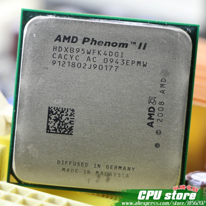 Процессор AMD Phenom II X4 B95 cpu трехъядерный(3,0 ГГц/6 м/95 Вт/2000 ГГц) Socket am3 am2+ 938 pin X4 945