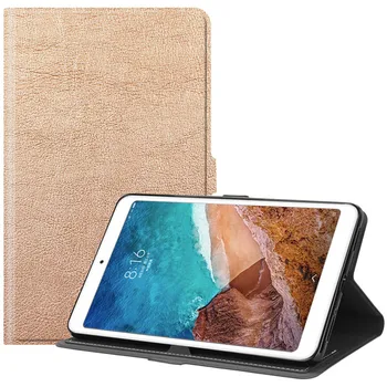 

Luxury Slim Case for Xiaomi Mi Pad 4 Soft Silicon TPU Back Cover Flip PU Leather Holder Case For Xiaomi MiPad 4 Tablet PC Stand
