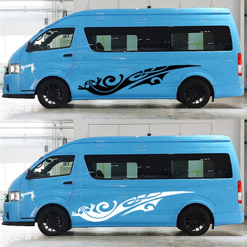 

2x 2m Caravan Motorhome Camper Van Vinyl Graphics Stickers Decals Vito Transit yu-25#