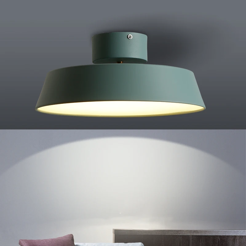 

modern creative LED ceiling lamps bedroom ceiling cover designer personality Restaurant green Gary white ceiling light ZA912127