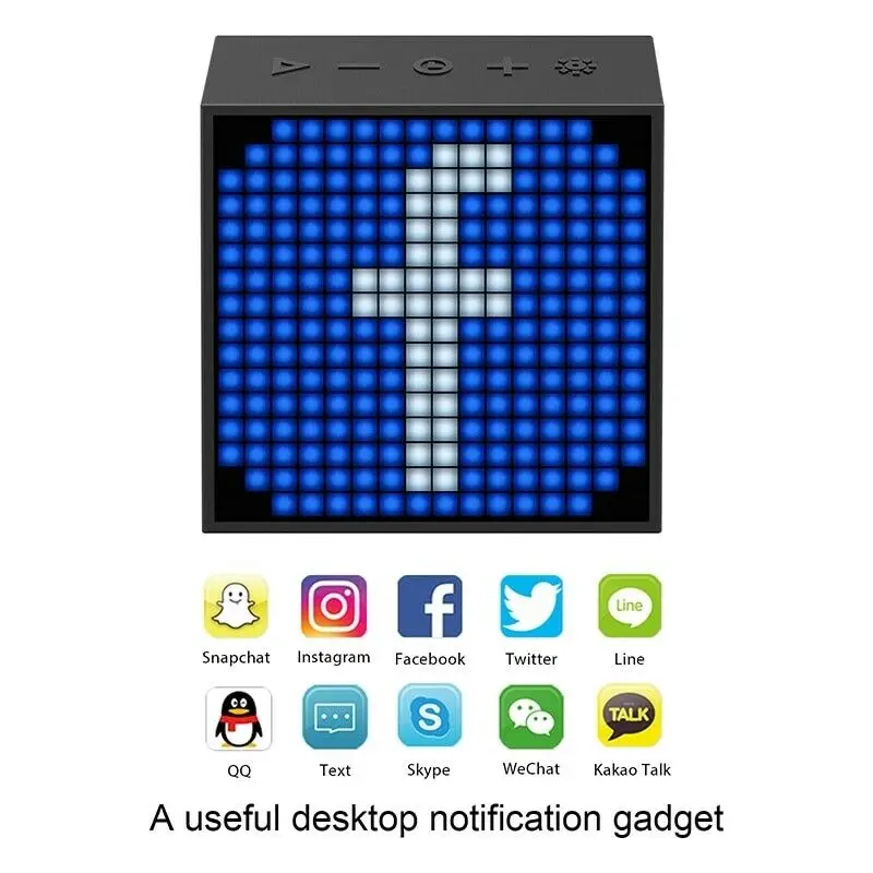 Divoom TIMEBOX EVO беспроводной Bluetooth светодиодный портативный динамик винтажный милый