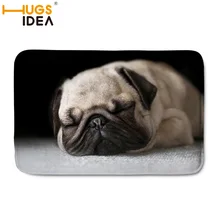 HUGSIDEA собака коврик смешная собака коврик фланелевый мягкий напольный коврик для ванной комнаты Спальня коврик в гостиную, Противоскользящий коврик
