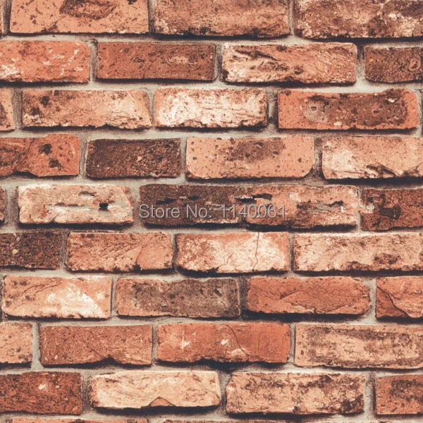 Decorative Vinyl brick wallpaper 3d Color bricks wallpaper for home decoration wallpaper,wall