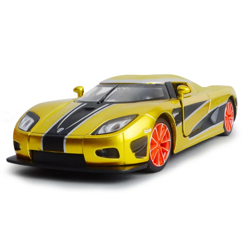 1:32 Масштаб колеса koenigsegg gera литье под давлением супер Спортивная металлическая