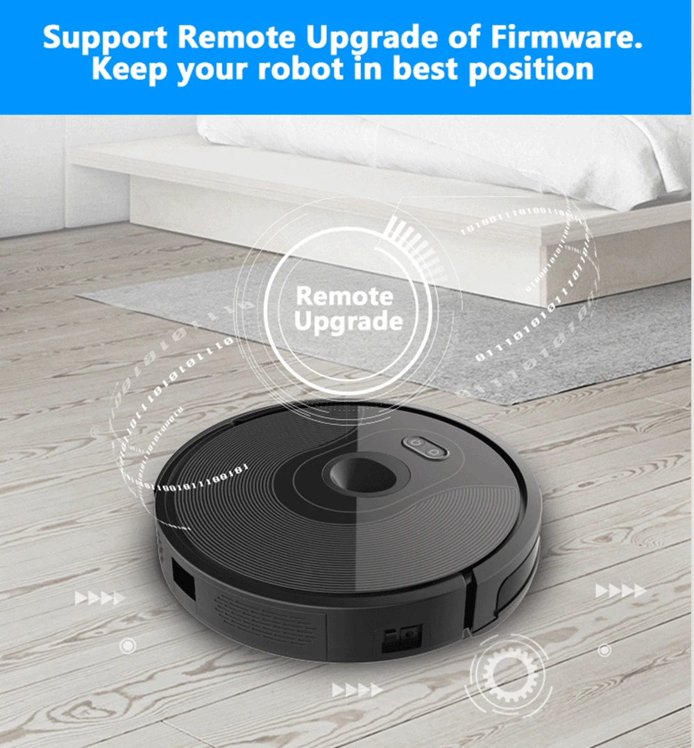 ABIR Robot Vacuum Cleaner X6Camera NavigationWifi AppMap DisplayRemote UpgradeHand Draw Virtual Blo