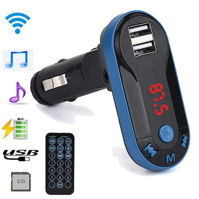 HL Bluetooth Беспроводной FM передатчик MP3 плеер Handsfree Car Kit USB TF SD дистанционного Прямая aug30