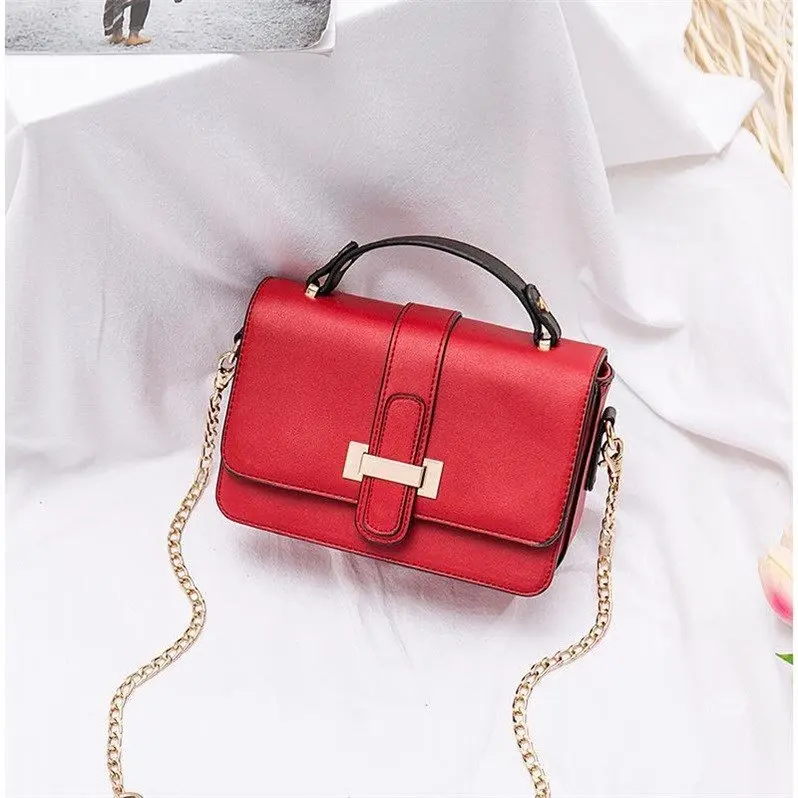 Ladies bag, single-shoulder prepuce strap 2019 high quality new fashion bag chain bag