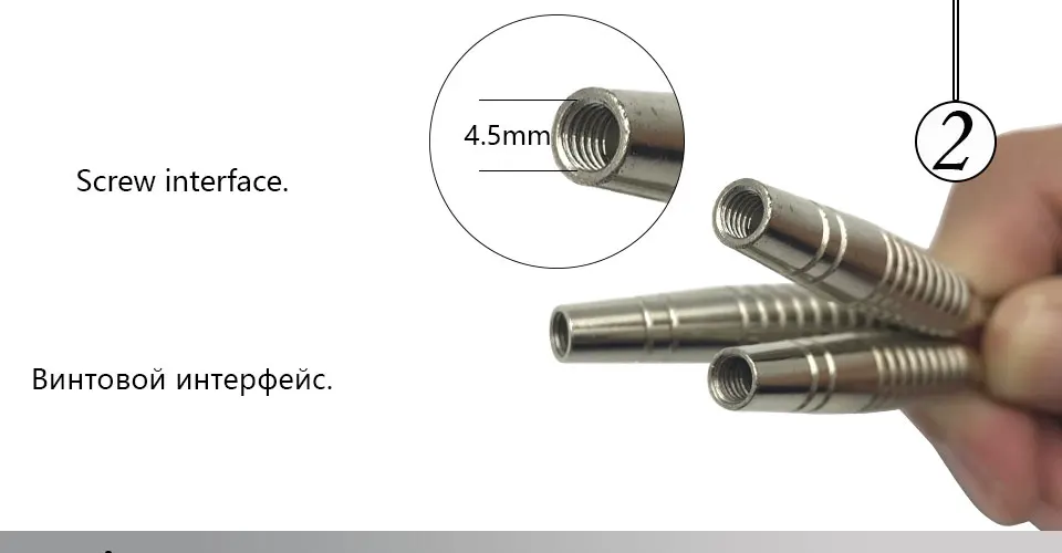 Easytoday 6Pcsset Darts Barrel Accessories High Quality Metal Darts Steel Tip Barrel Darts Professional Accessories 21g Barrel (2)