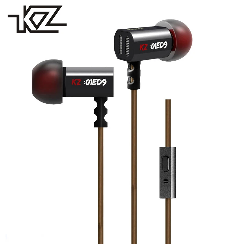 

KZ ED9 Hifi Wired In-ear Earphones For Phone iPhone Player Headset Headphones With Microphone Ear Buds Earbuds Kulakl K Headfone