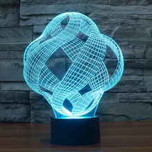 Willshi Table Light Latest 3D Night Light LED Lamp LED Lighting Fashion Desk Lamps Colorful Bedside Table Lamp