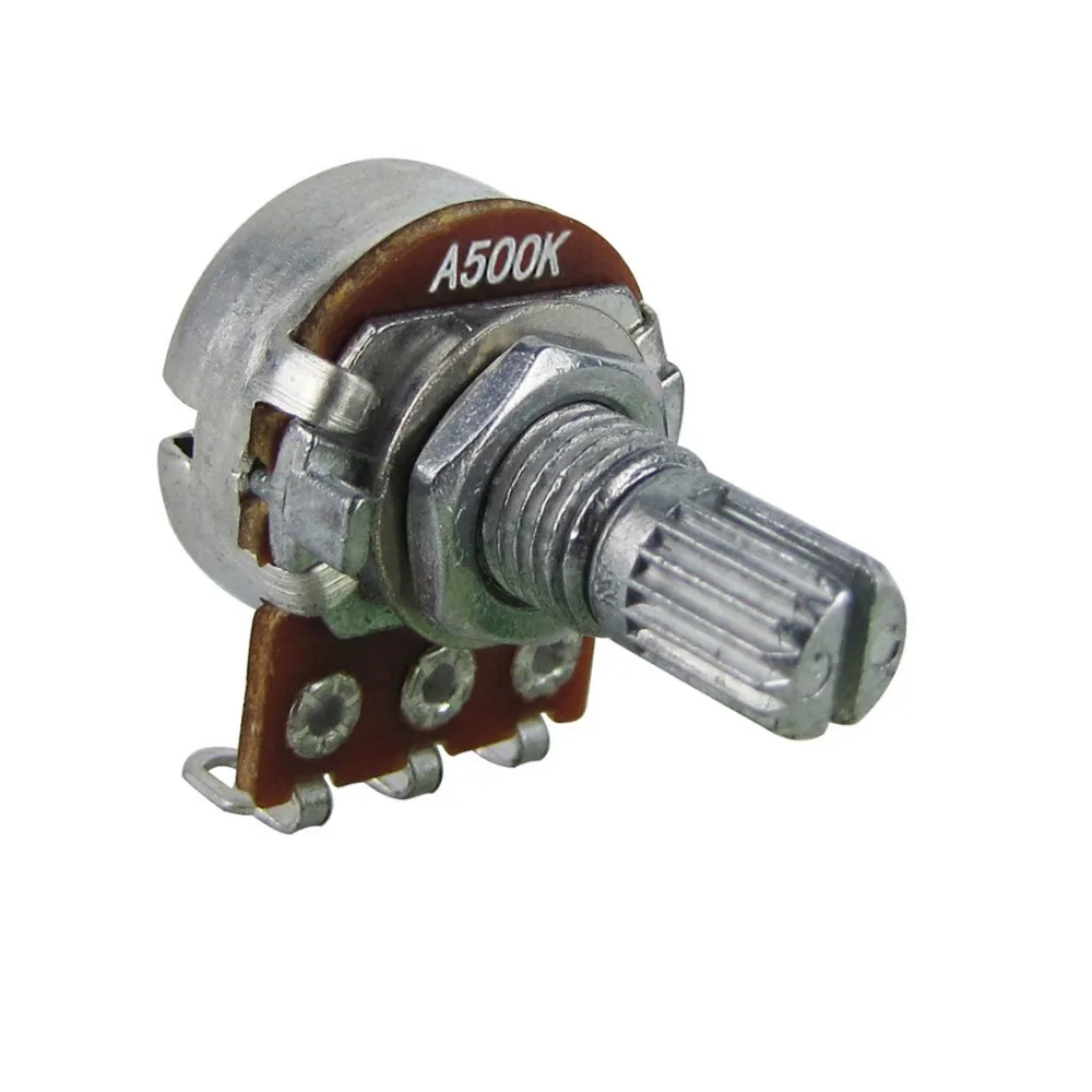 NEW 20pcs Audio Potentiometers A500K Small Mini Pots Short Split Shaft