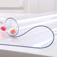 Waterdichte Pvc Tafelkleed Tafelkleed Transparante Tafel Dekken Mat Keuken Patroon Olie Doek Glas Zachte Doek Tafelkleed 6 Maten