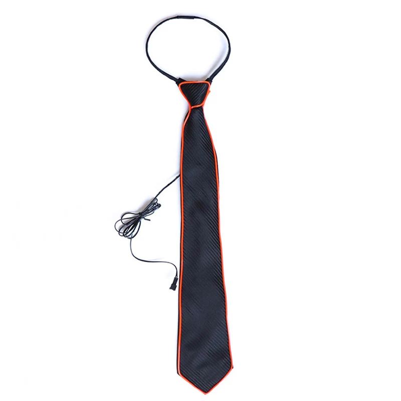 

EL Tie LED Light EL Tie Fashion Tie Perfect for Christmas Halloween New Years Music Festival Rave Party D35