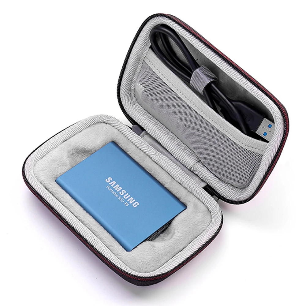 Новейший чехол для хранения EVA Samsung T5/T3/T1 Портативный 250 ГБ 500 1 ТБ 2 SSD USB 3 0 внешний