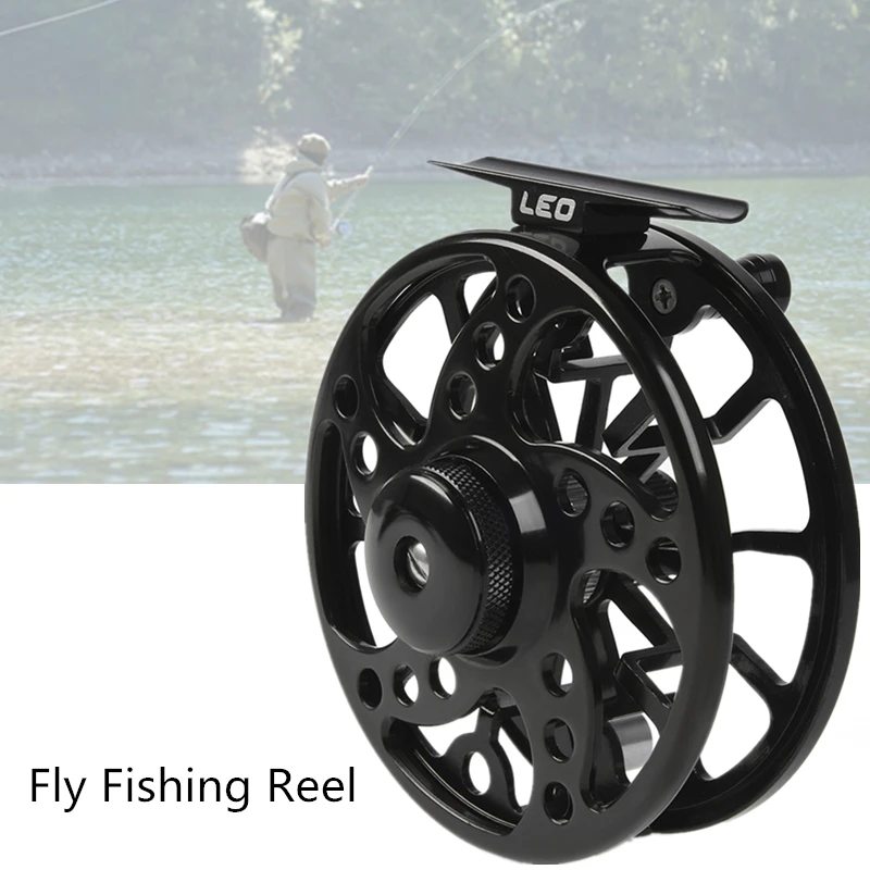 

Ultralight 7/8 WT Fly Fishing Reel Max Drag 6KG/13LB Aluminum Alloy CNC Machine Cut 145g Large Arbor Casting Former Ice Reel