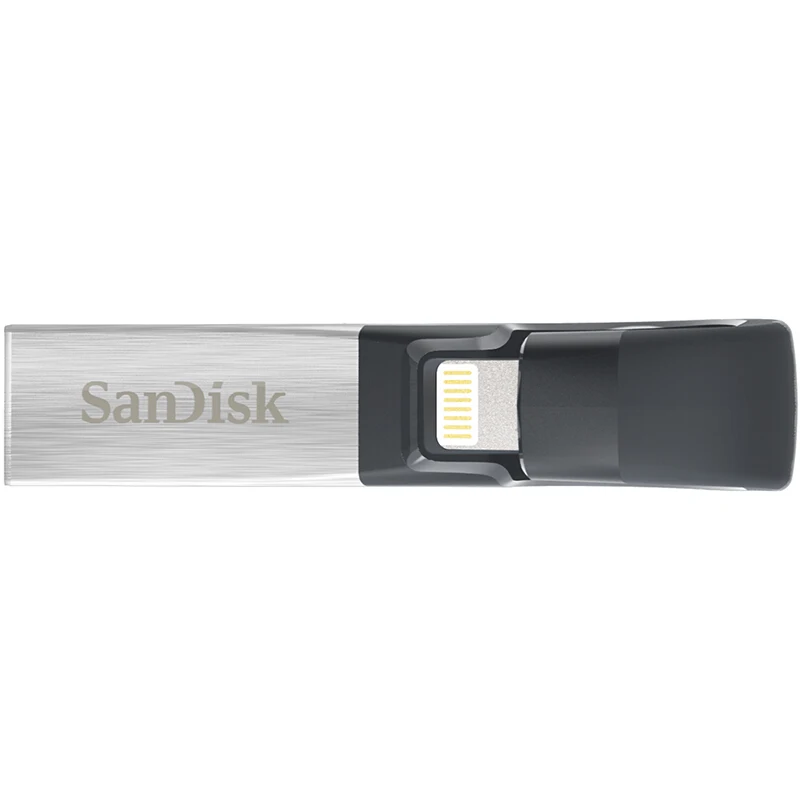 Дешево SanDisk font b USB b font флеш накопитель iXPand U диск OTG разъем Lightning USB3.0 флеш накопитель 32 Гб 64 Гб 128 ГБ MFi для iPhone 8 8 Plus 7 7 Plus 6