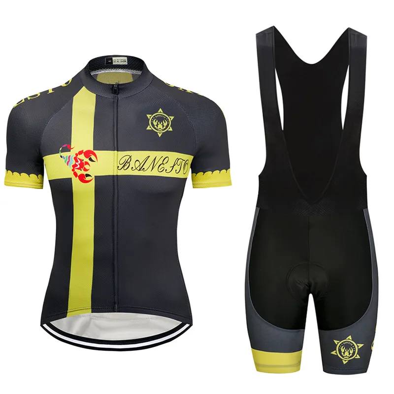 2018 Seven color scorpion Cycling Jersey 9D GEL Pad Bike Shorts MTB Men